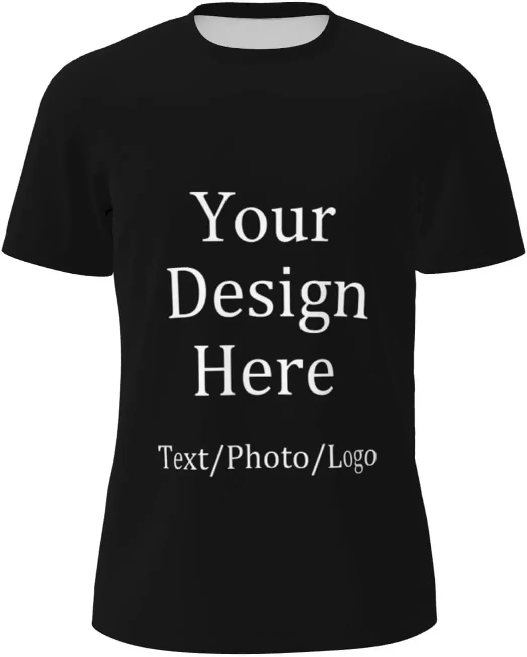 Camiseta personalizada projete sua própria camiseta personalizada adiciona seu texto/foto/logotipo manga curta presentes personalizados para homens e mulheres