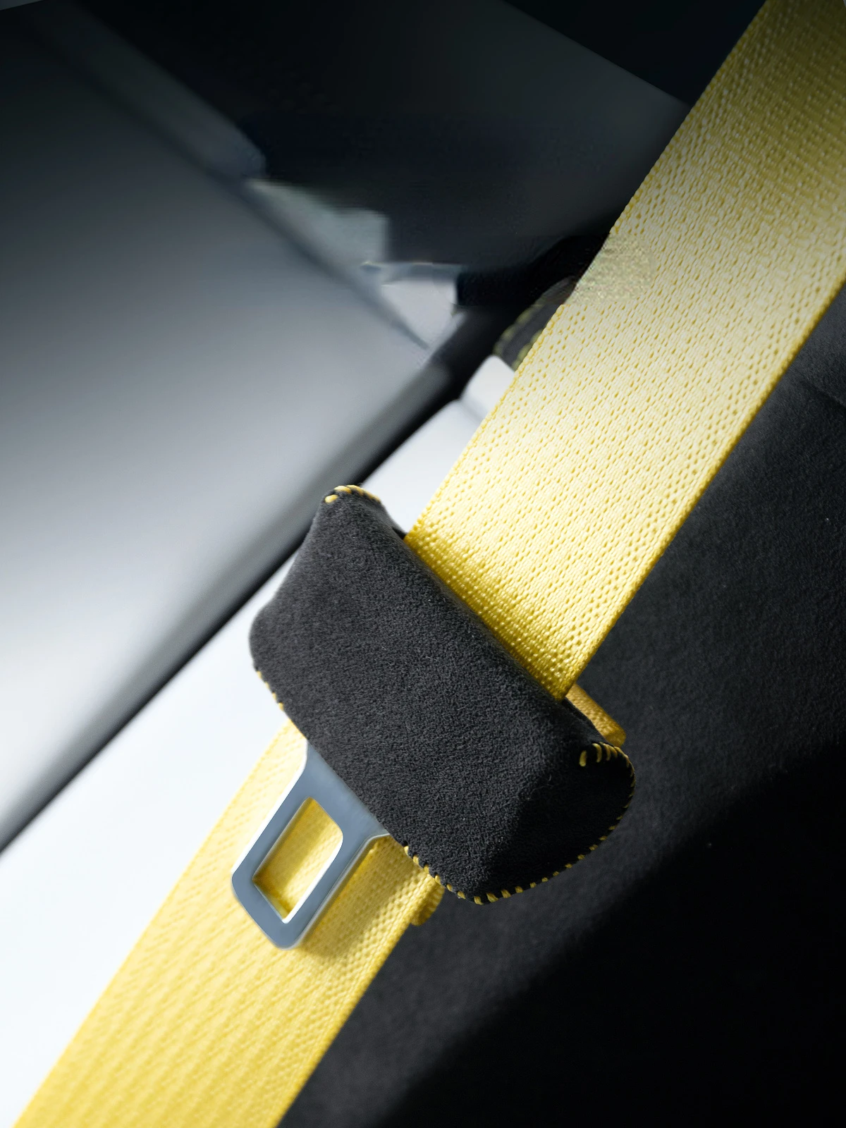 Suitable For AVATR 11 Suede Suede Automobile Safety Belt Buckle Protection Cover