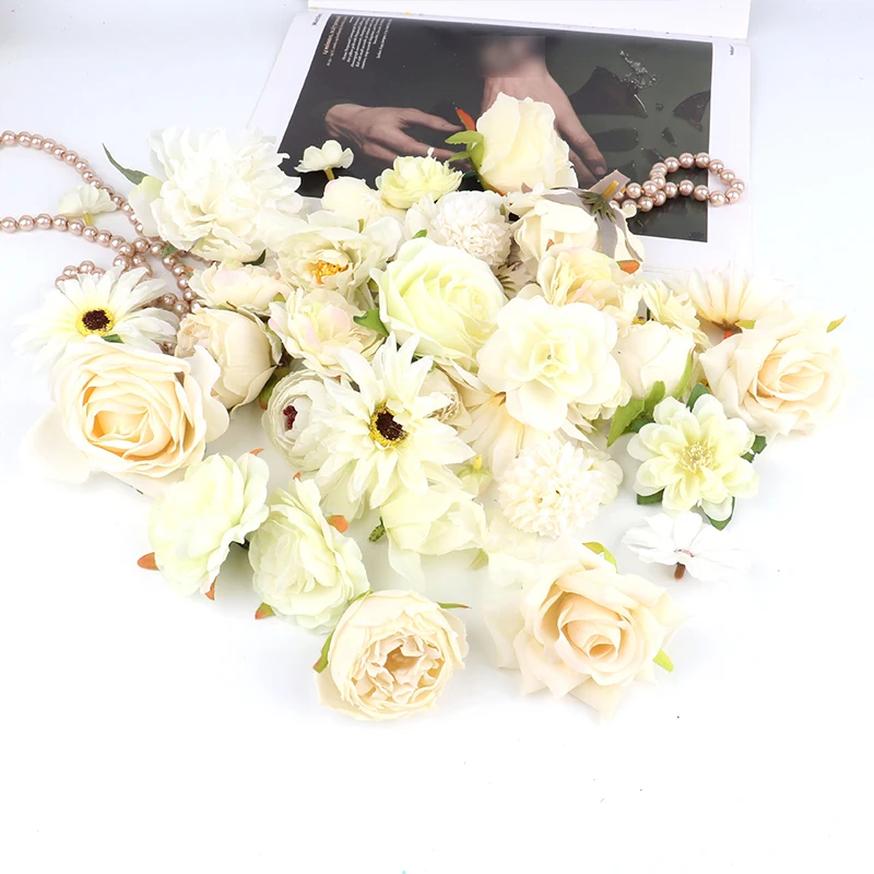 20 Stück Künstliche Schwimmende Blumen für Vorhänge, Hochzeitspaar-Fotodekorationen, DIY-Blumendesign, Bastelzubehör, Heim- und Partydekoration – Detail 9
