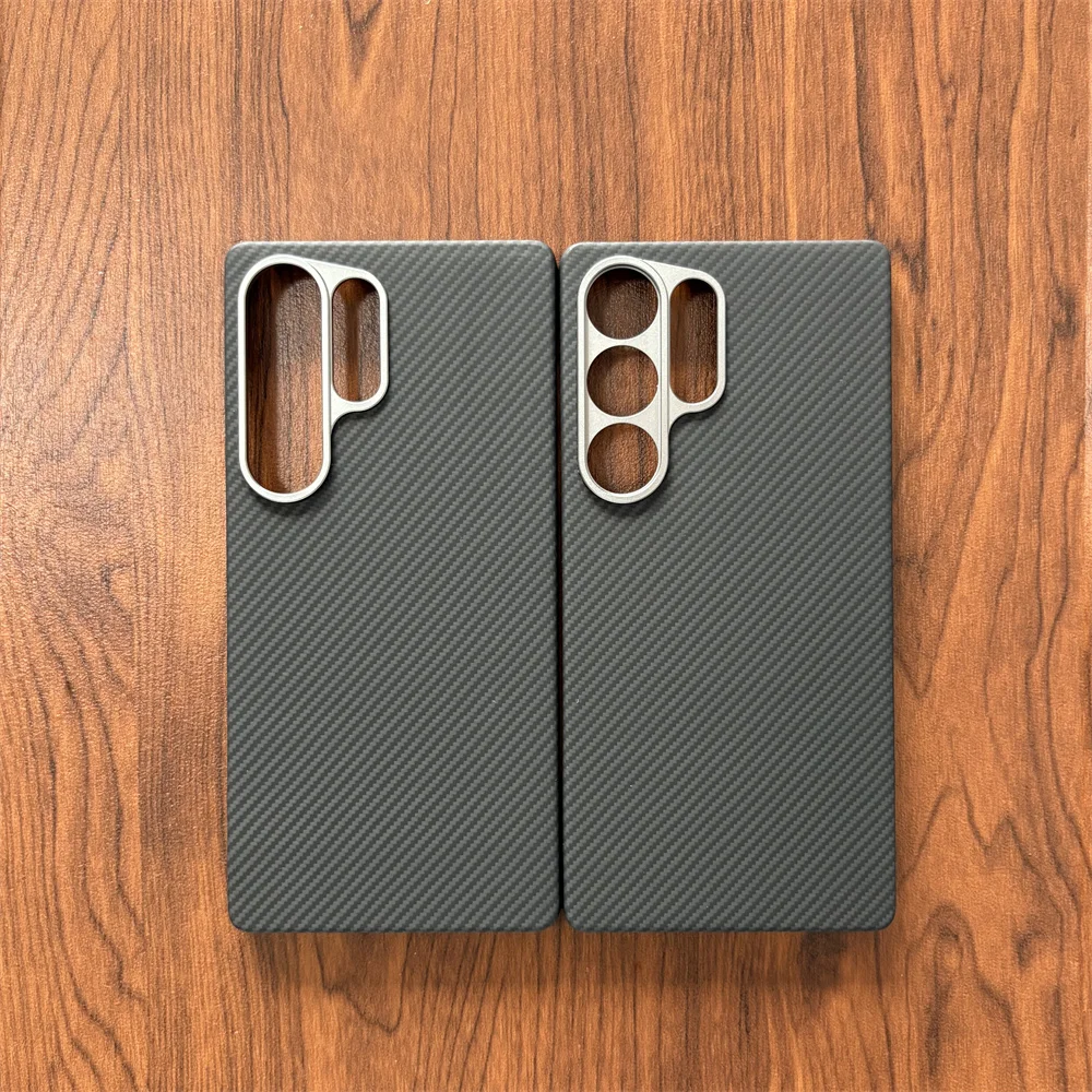 Casing Serat Karbon Aramid untuk Samsung S25 Penutup Cangkang Pelindung Ultra Magnetik untuk Casing Karbon Ultra Galaxy S25 S24