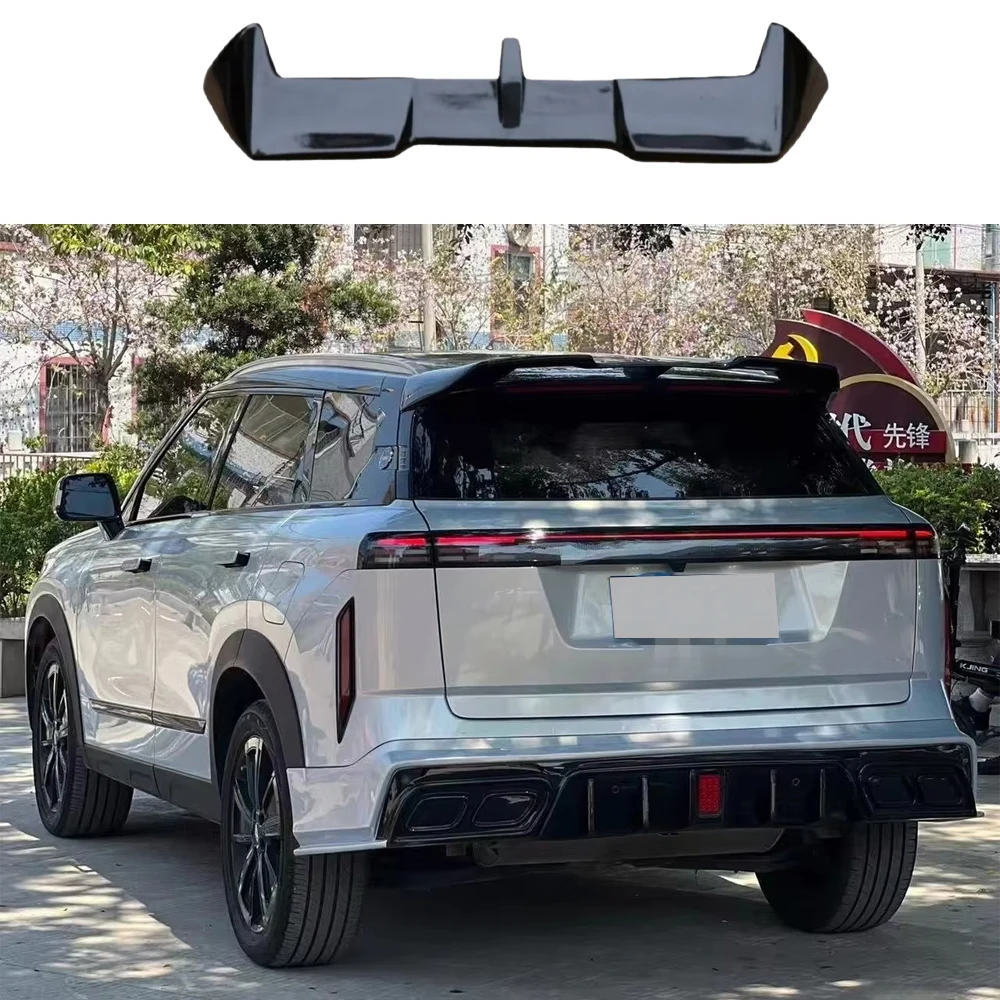 

Suitable for 2023 2024 2025 Chery JAECOO J7 Rear Spoiler Universal Fit All Petrol & PHEV Gloss Black No drill Installation