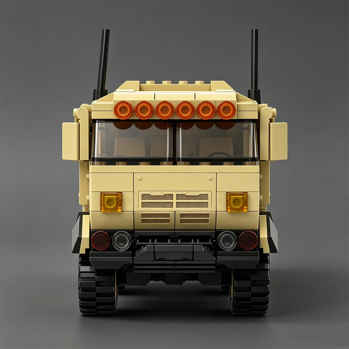 

Military vehicle assembled building blocks Haima Si rocket gun armored vehicle toy explosion-proof special forces vehicle gift 1