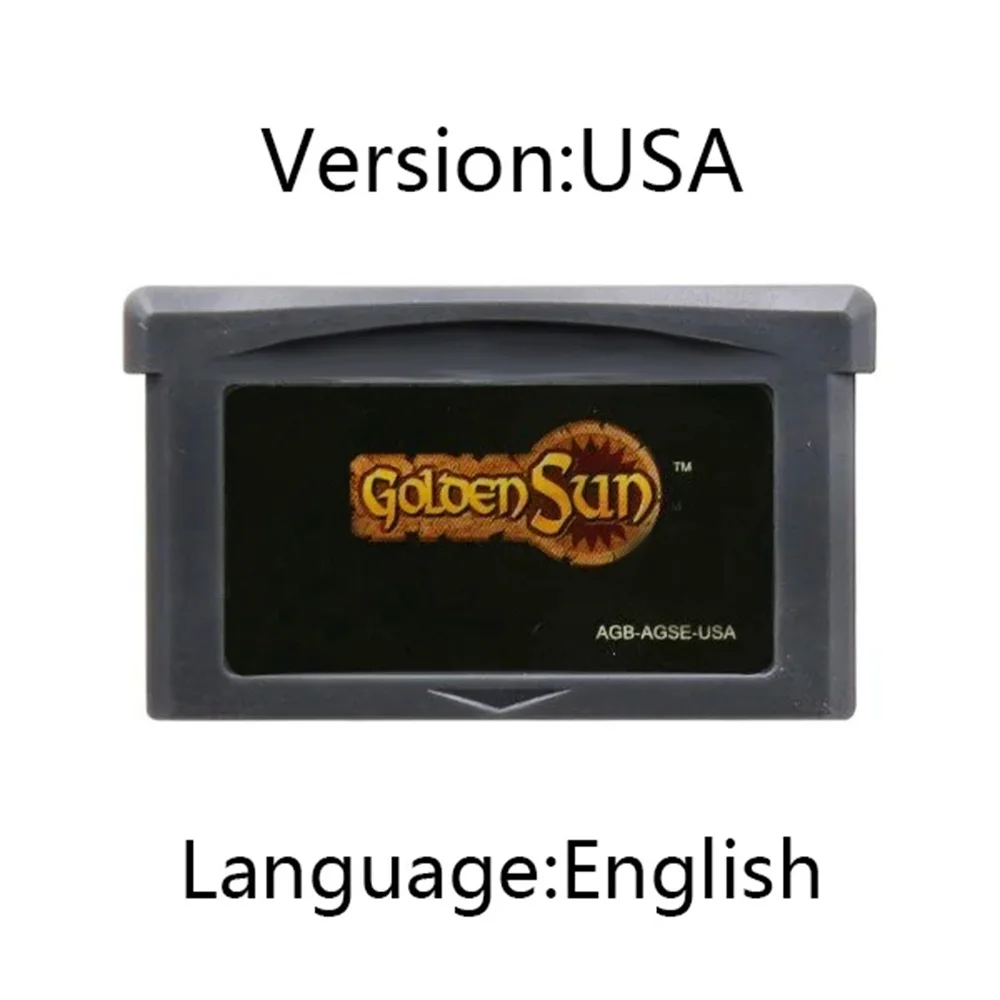 Cartuccia di gioco GBA serie Golden Sun scheda Console per videogiochi a 32 Bit Golden Sun l\'età persa per GBA NDS