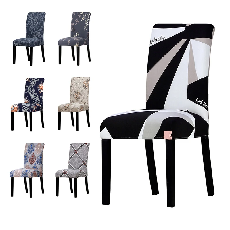 Ultimate Comfort Stylish, Durable, and Elastic Stretchable Dining Chair Cover Slipcovers - Removable Versatile Furniture Protect