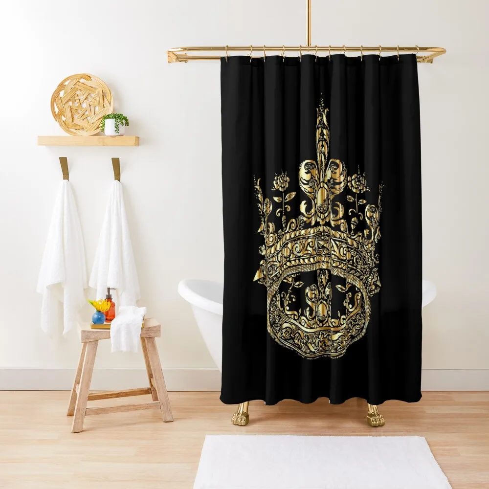 

GOLD Shower Curtain For The Bathroom Set Sets Curtain
