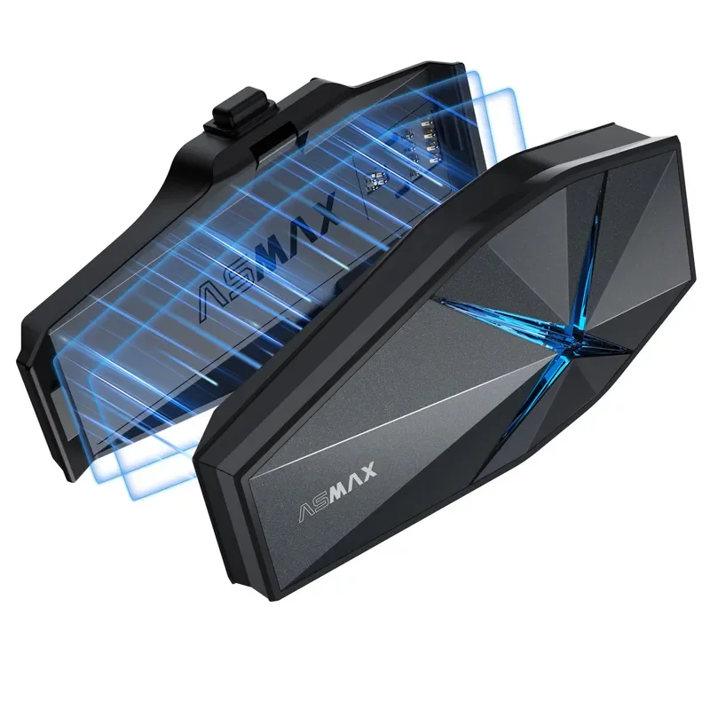 ASMAX F1 PRO 10 Riders Helmet Headset 1000m Bluetooth MESH Motorcycle Intercomunicador Casco