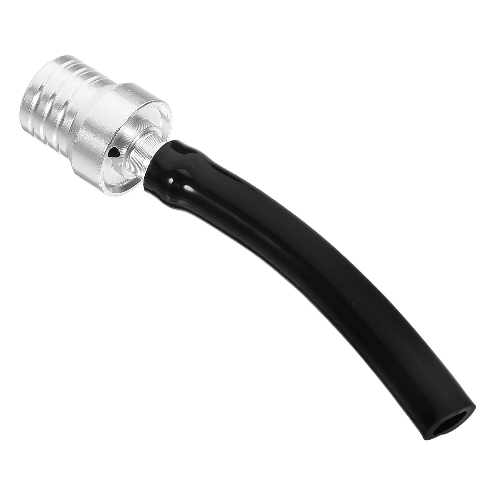 

Aluminum Alloy Motorcycle Fuel Tank Cap ATV Gas Caps Hose Vent Silver CNC Long Term Use Easy Storage Bike Accessories