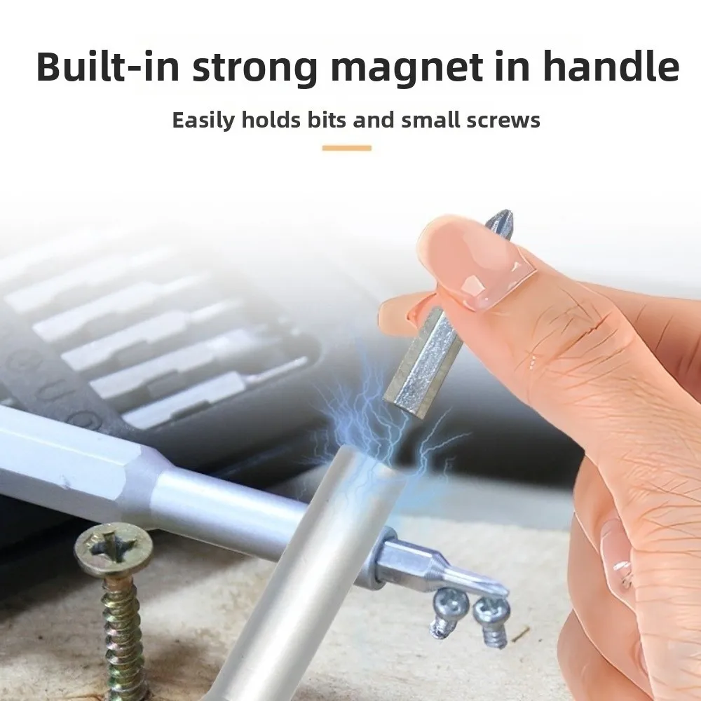 Aluminum Alloy Handle Precision Screwdriver Set 25 in 1 Storage Case Mini Screwdriver Set Flat Head Cross Head