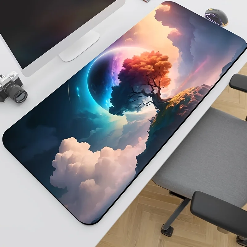 

Sky Tree Table Mat Mouse Pad E-Sports Office Keyboard Computer Mouse Backsliding Computer Pad