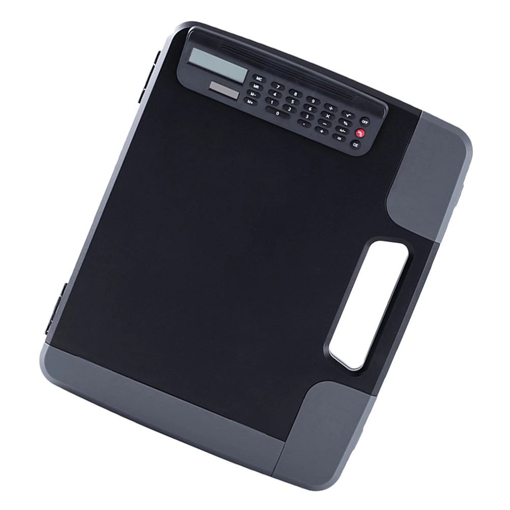 Clipboard Storage Calculator A4 Files Box Document Folder Organizer Paper Holder File Case Business Travel Office Use