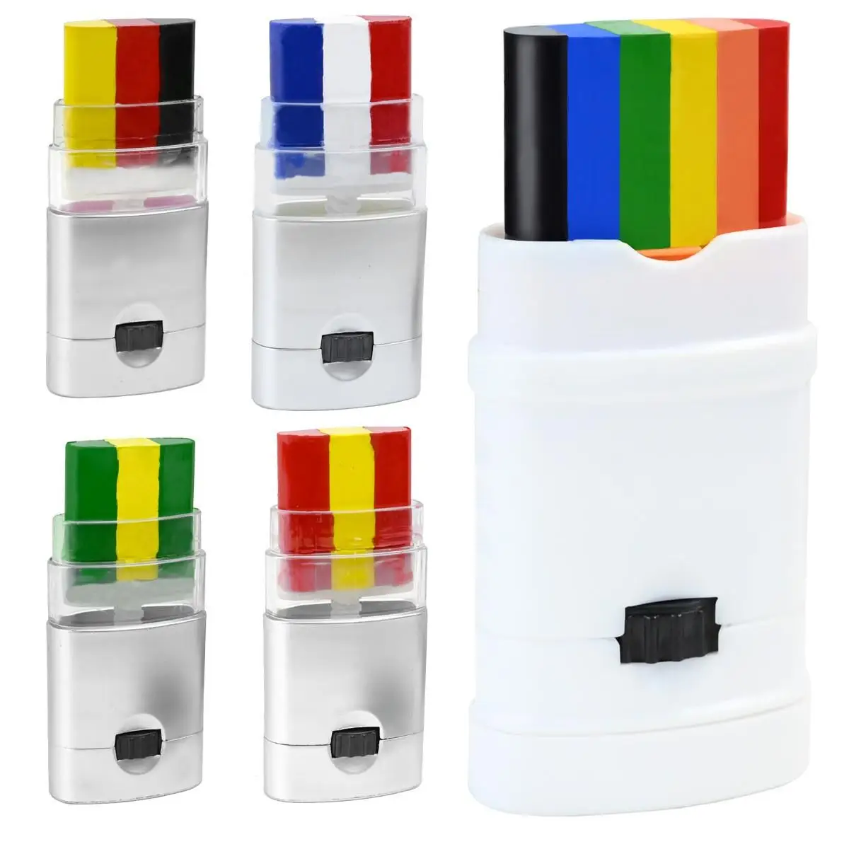 2pcs Face Paint Stick, Easy Wash, Skin Safe, Party & Events, Stage Makeup, Art Graffiti, Drawing Brushing, Body Paint