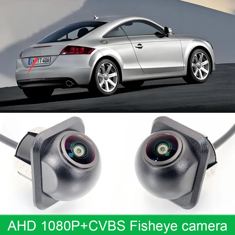 For Audi TT 2017 2018 20019 2020 2021 2022 2023 2024 AHD 1080P 170° FishEye Vehicle Backup Rear View Camera HD CCD Night Vision