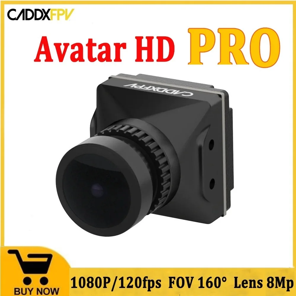 

Caddx Walksnail Avatar HD Pro Camera 1080P/120fps FOV 160° Lens 8Mp F/1.6 Large Aperture Supports Gyroflow For RC FPV Drone