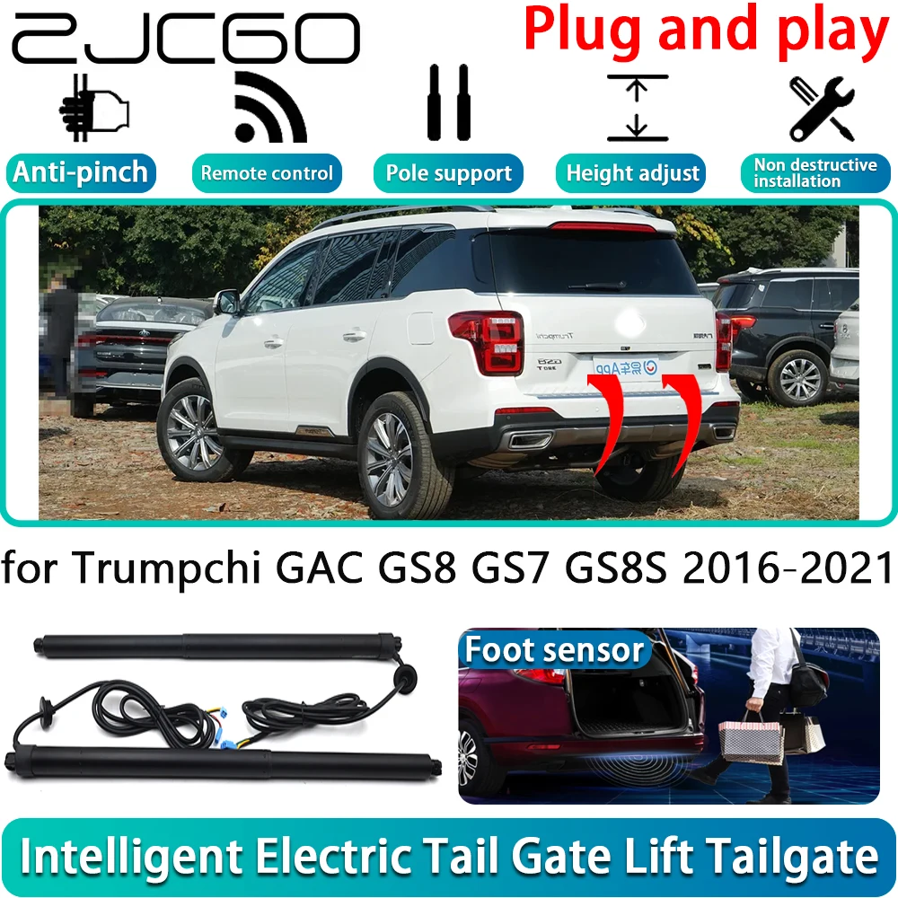 

for Trumpchi GAC GS8 GS7 GS8S 2016-2021 Car Electric Powered Tailgate Power Liftgate Automatic Tailgate System With Foot Sensor