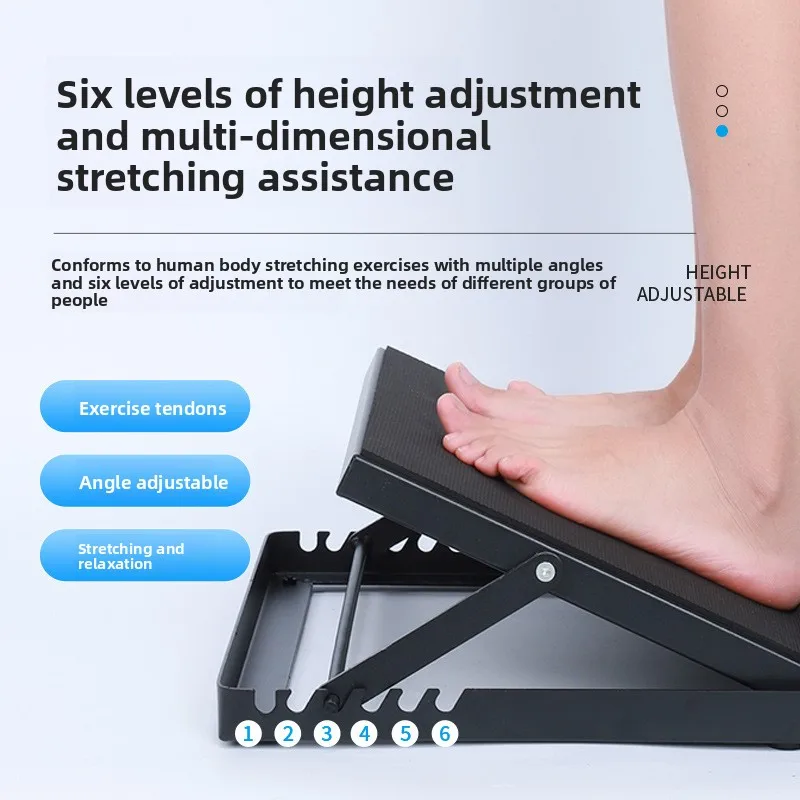 Slant Board for Stroke Hemiplegia Rehabilitation, Ankle Foot Drop Training, Calf Stretcher & Posture Correction