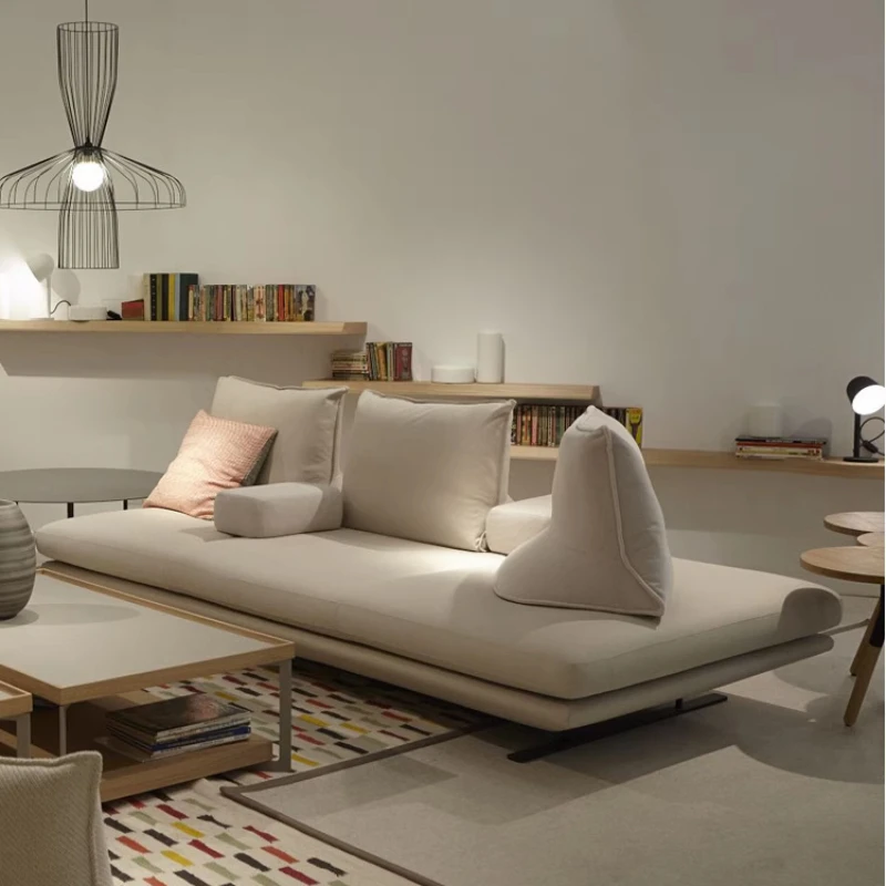 Quality Aesthetic Living Room Sofas Luxury Italian Lazy Lounge Living Room Sofas Modular Bedroom Divano Moderno Furniture Home view 4