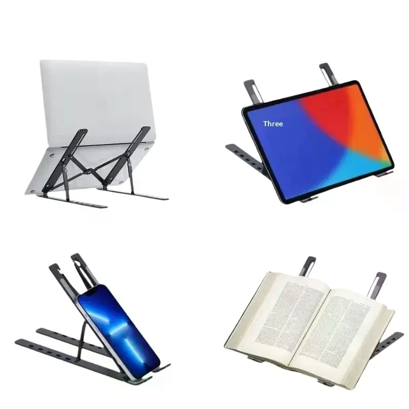 Laptop Stand Metal Material Foldable Portable Laptop Heighten Laptop Holder Bracket Notebook Stand
