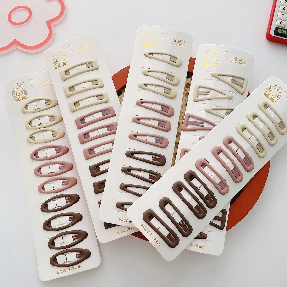 Kawaii Geometrische Metalen Haarspelden Set Vrouwen Meisjes Kind Haarspelden Hair Clips Pins Haarspeldjes Kantoor Accessoires Haarspeld Hoofdtooi