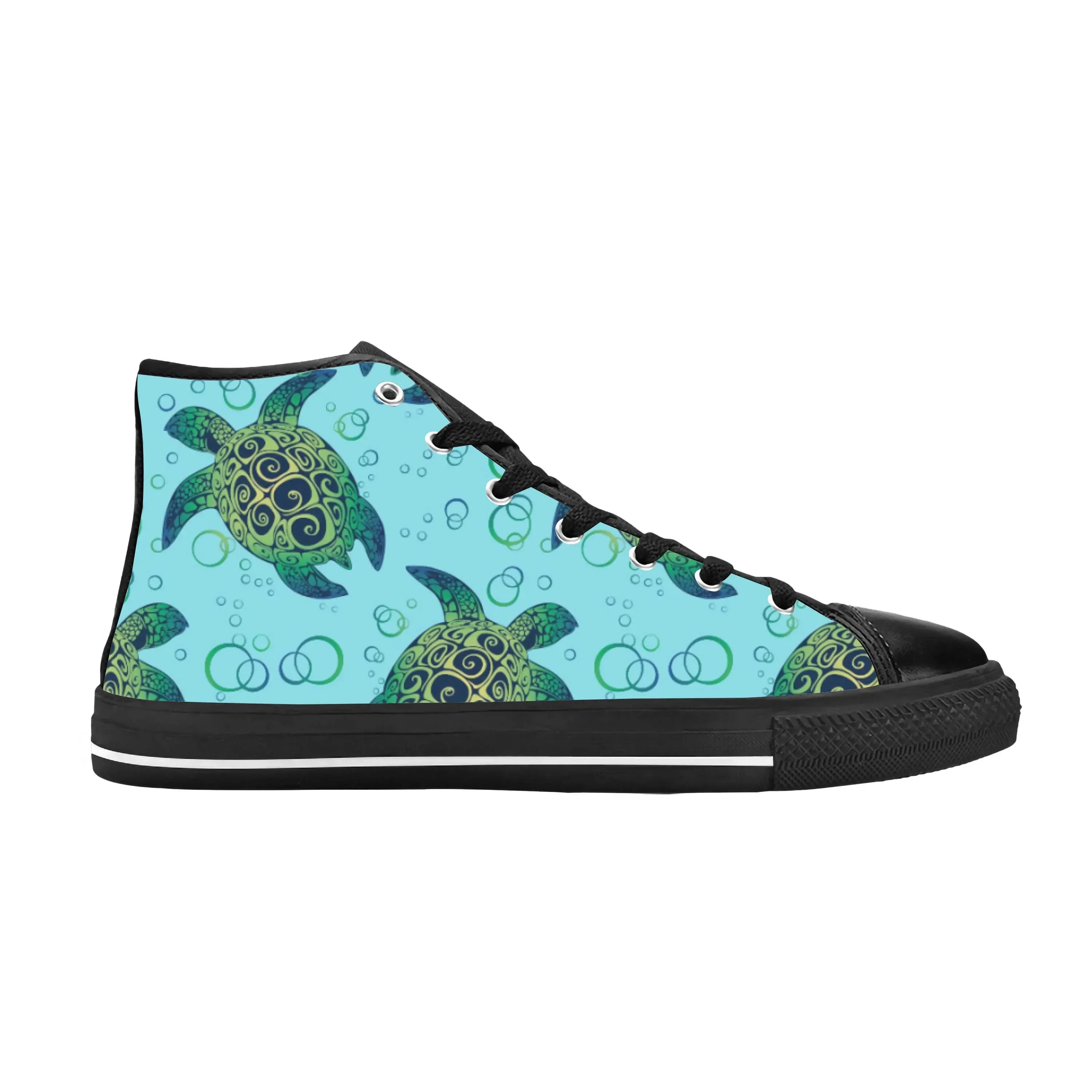 

Кроссовки унисекс с 3D-принтом: морские черепахи, гавайские животные, племенные узоры. Удобные дышащие высокие кеды для повседневной носки.