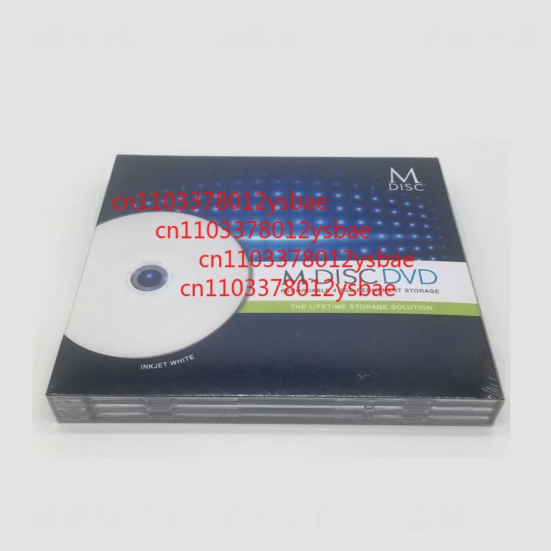 6Pcs FOR Ritek MDisc M-Disc DVD R 4.7GB Lifetime Archival Injet Printable 4X Recordable Permanent Storage