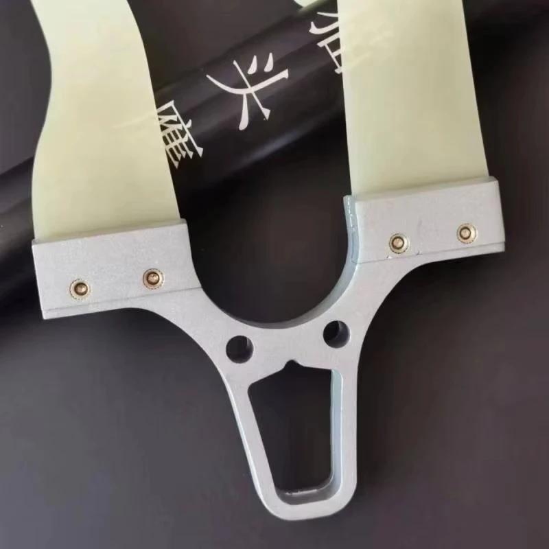 Owl Bow Head 304 Stainless Steel Slingshot Flat Leather Quick Press 40 Bow Wide Leather Slingshot Head Accessories Bow Door