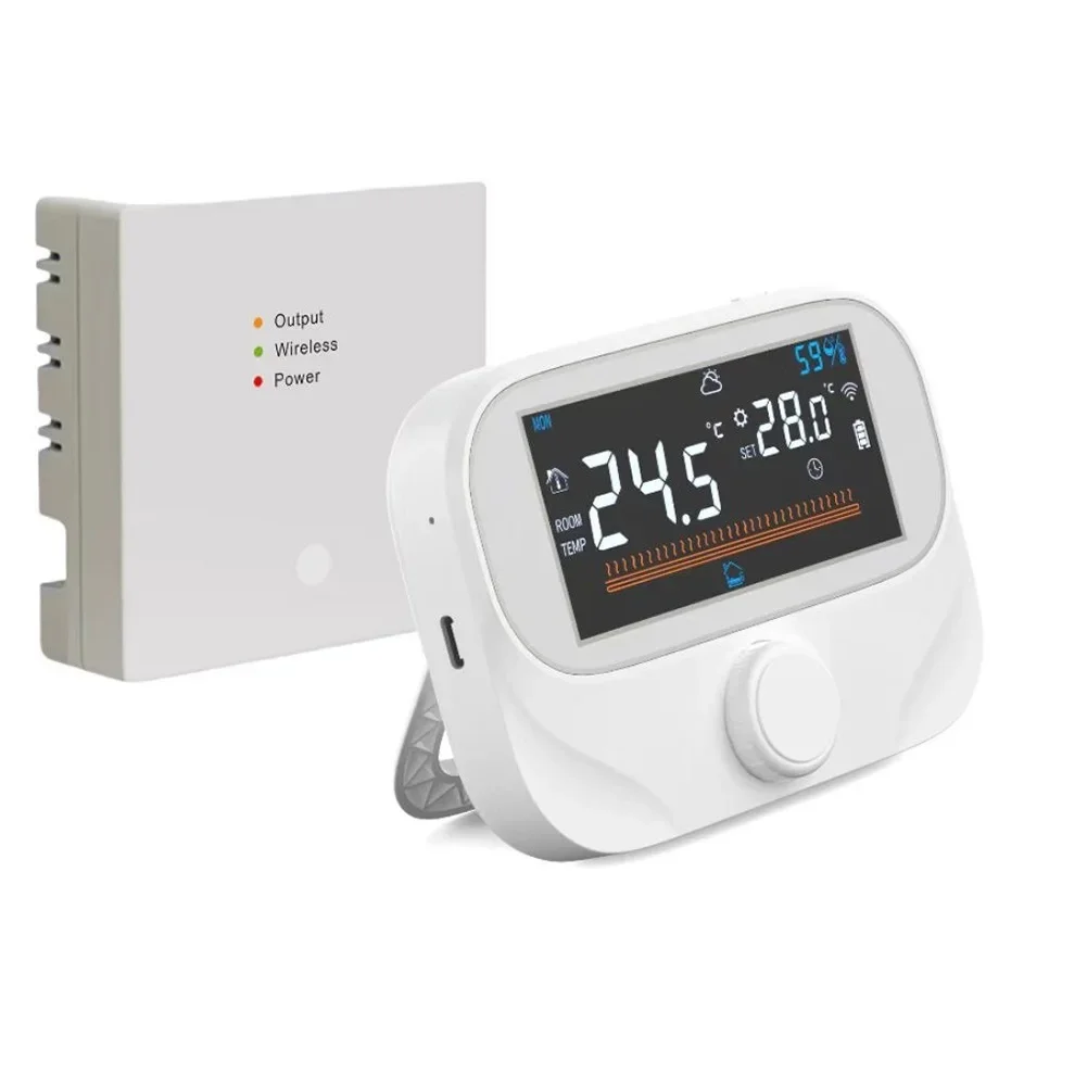 Comfort Environment RF Boiler Thermostat Antifreeze Function Heating Control Temperature Control Intelligent Heating Timer