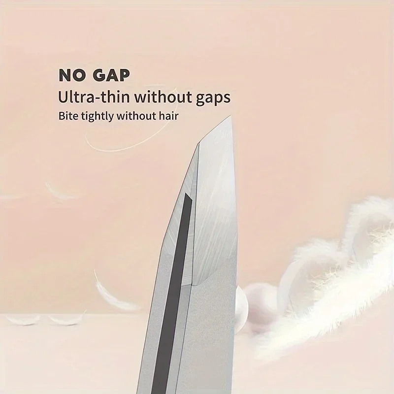 Hot selling stainless steel eyebrow repair clip eyebrow repair tool, high-precision tweezers, hair clip, flat mouth clip