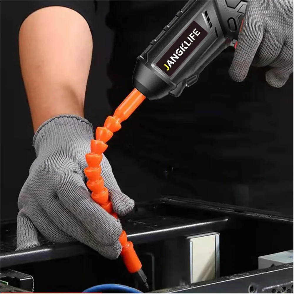 Household Electric Screwdriver Rechargeable Cordless Impact Drill Mini Wireless Electric Drill Screwdriver Set Electric Batch