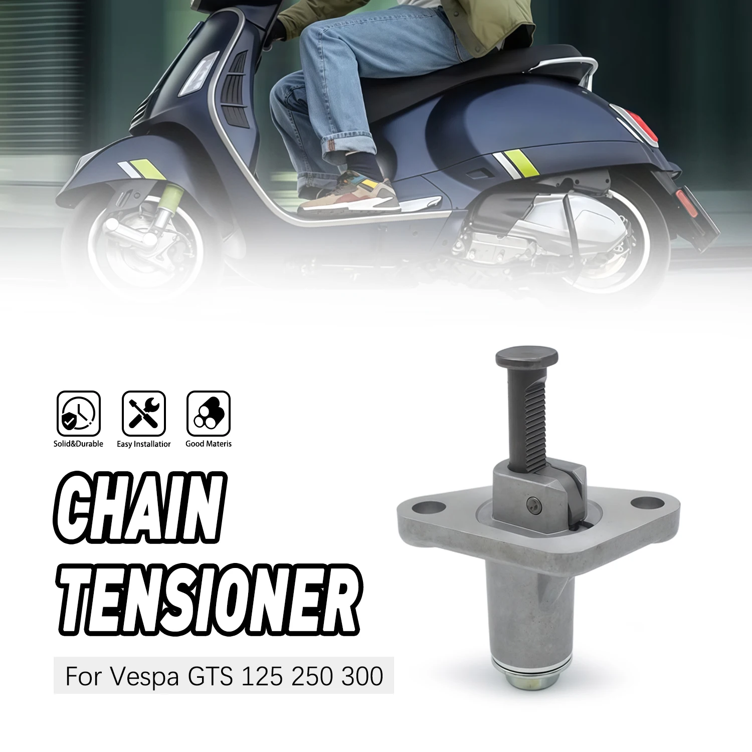 

Cam Timing Chain Tensioner Accessories Moto High Quality For Vespa Sprint Primavera GTS 50 125 250 300 i.e 3V Super 289919