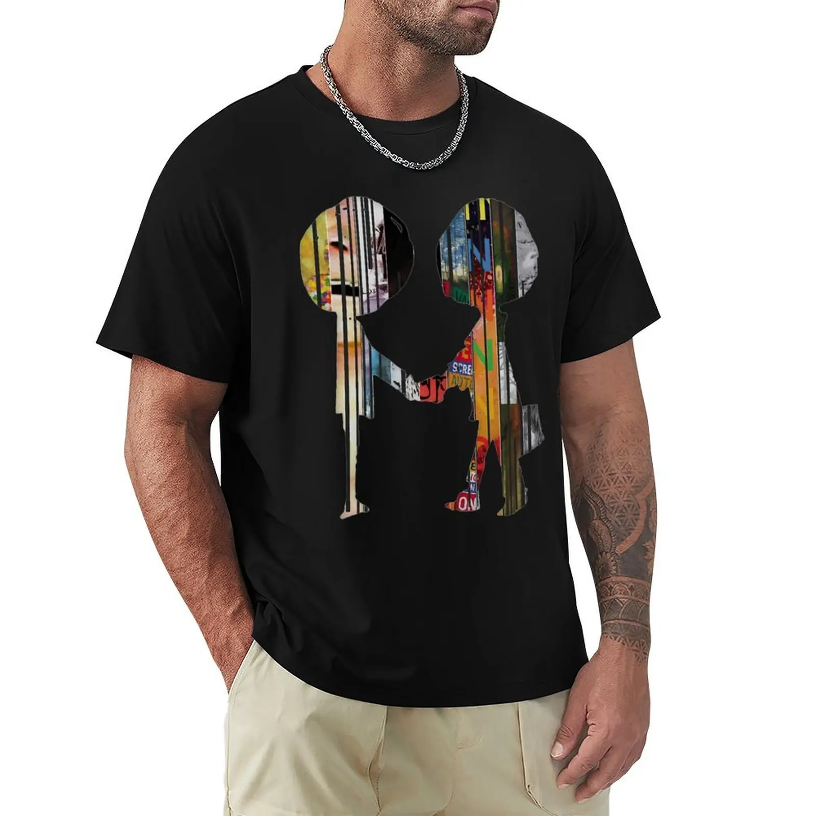 

RADIOHEADS T-Shirt sweat blue lock mens designer t shirt