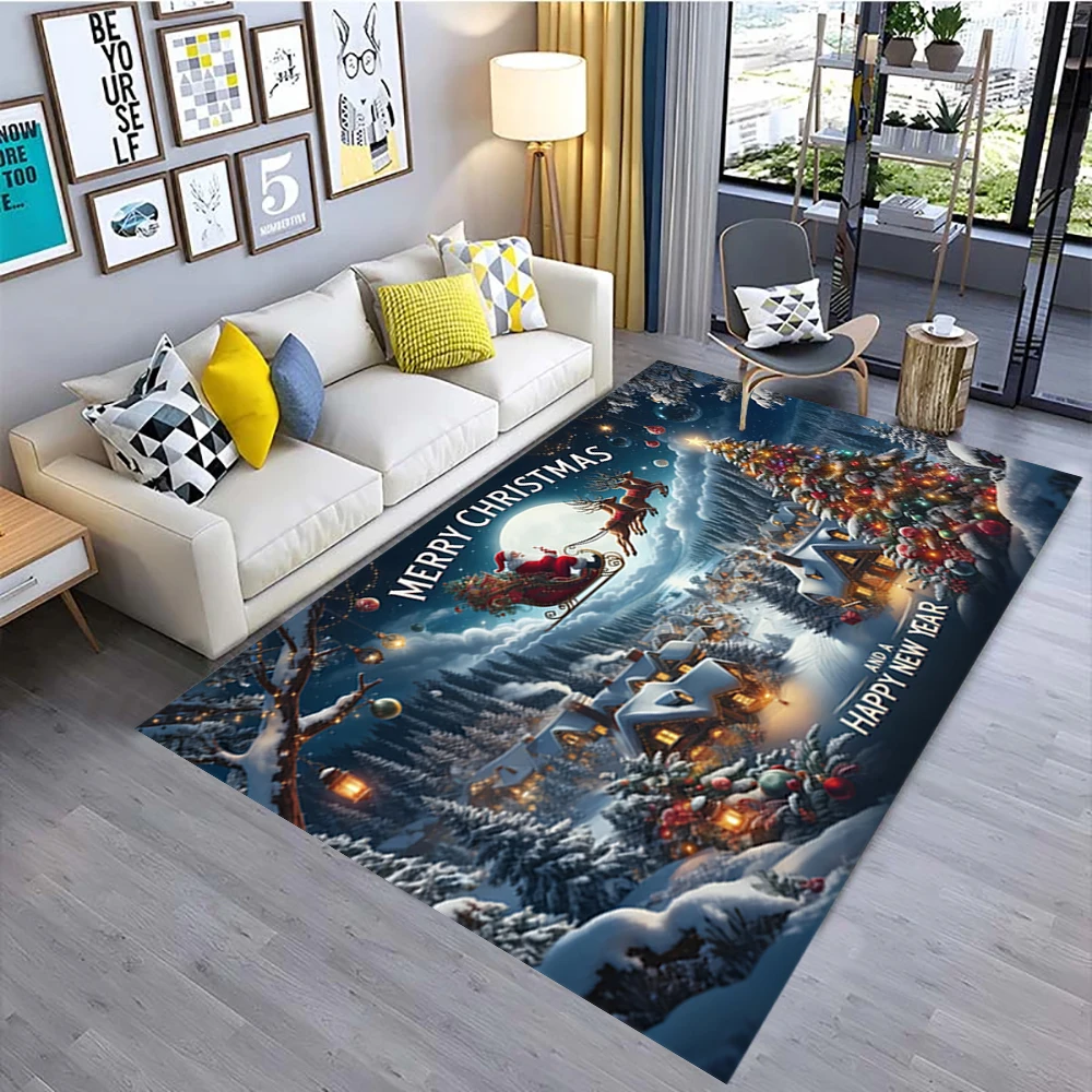 عيد الميلاد السجاد باب عيد ميلاد سعيد حصيرة مهرجان سانتا كلوز ديكورات خارجية المنزل 2025 نافيداد عيد الميلاد زخرفة السنة الجديدة 2026