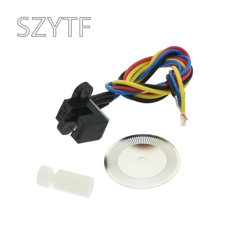 1PCS Photoelectric Speed Sensor Encoder Coded Disc Code Wheel For Freescale Smart Car 5V For Arduino DIY