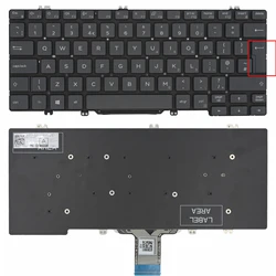 UK New Laptop Keyboard for Dell Latitude 5300 2-in-1 5310 7300 Non-Backlit Keyboard