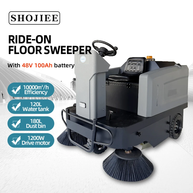 Professional Ride-on Street Sweeper Machine for Efficient Road and City Cleaning