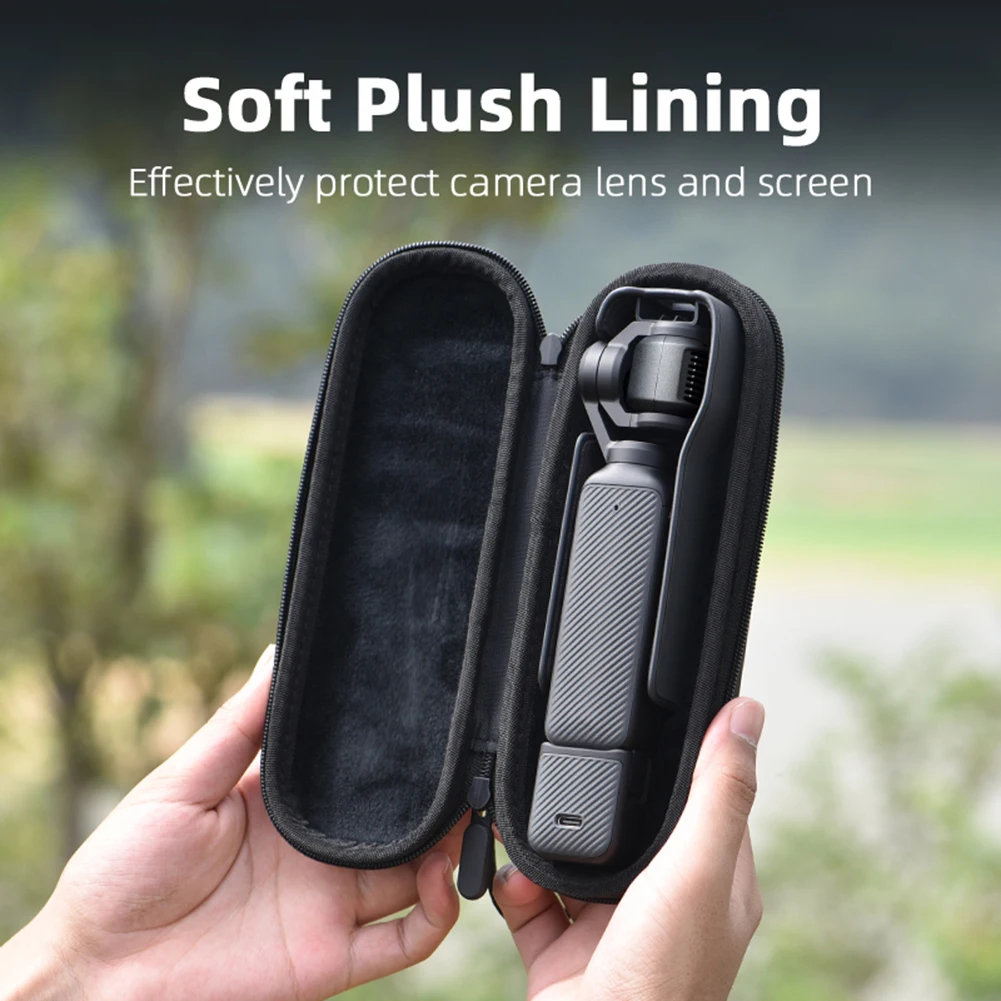 Estojo de Proteção com Alça Pendurada, Camera Travel Storage Bag, Mosquetão para DJI OSMO Pocket 3, Acessórios