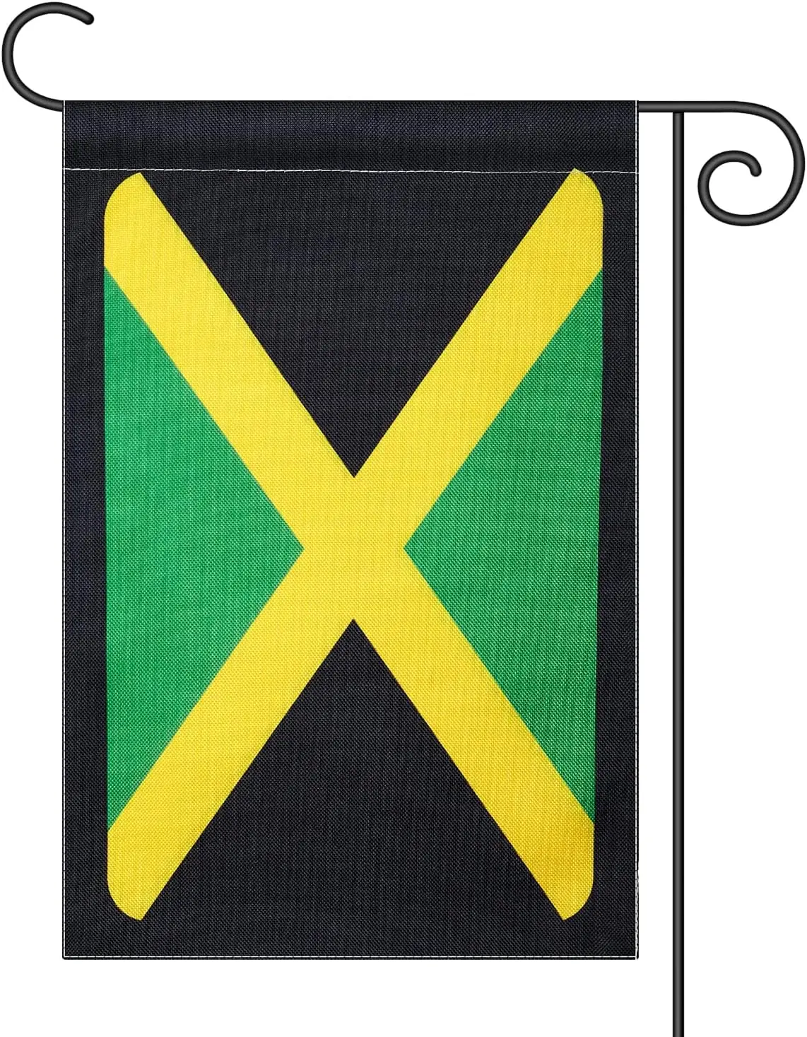 Jamaica Jamaican Garden Flag Indoor Outdoor Decoration Flags,For Yard Outside 12 x 18 Inches,Double-Sided,DIY Celebration.