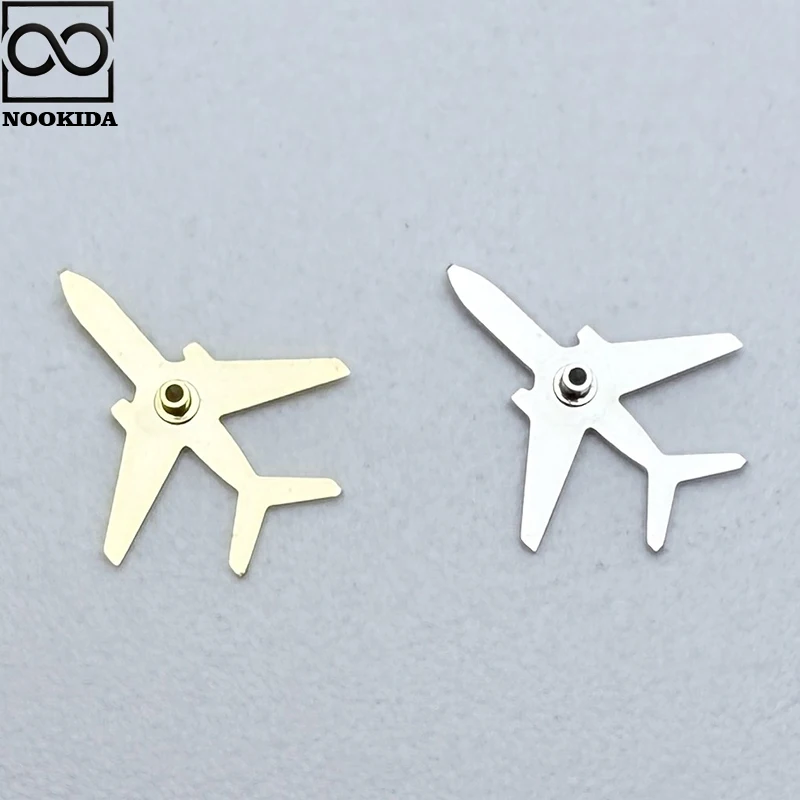 NOOKIDA VK63 Second Hand Model Plane Hands Silver/Gold Fit VK63 Quartz Movement Watch Accessories