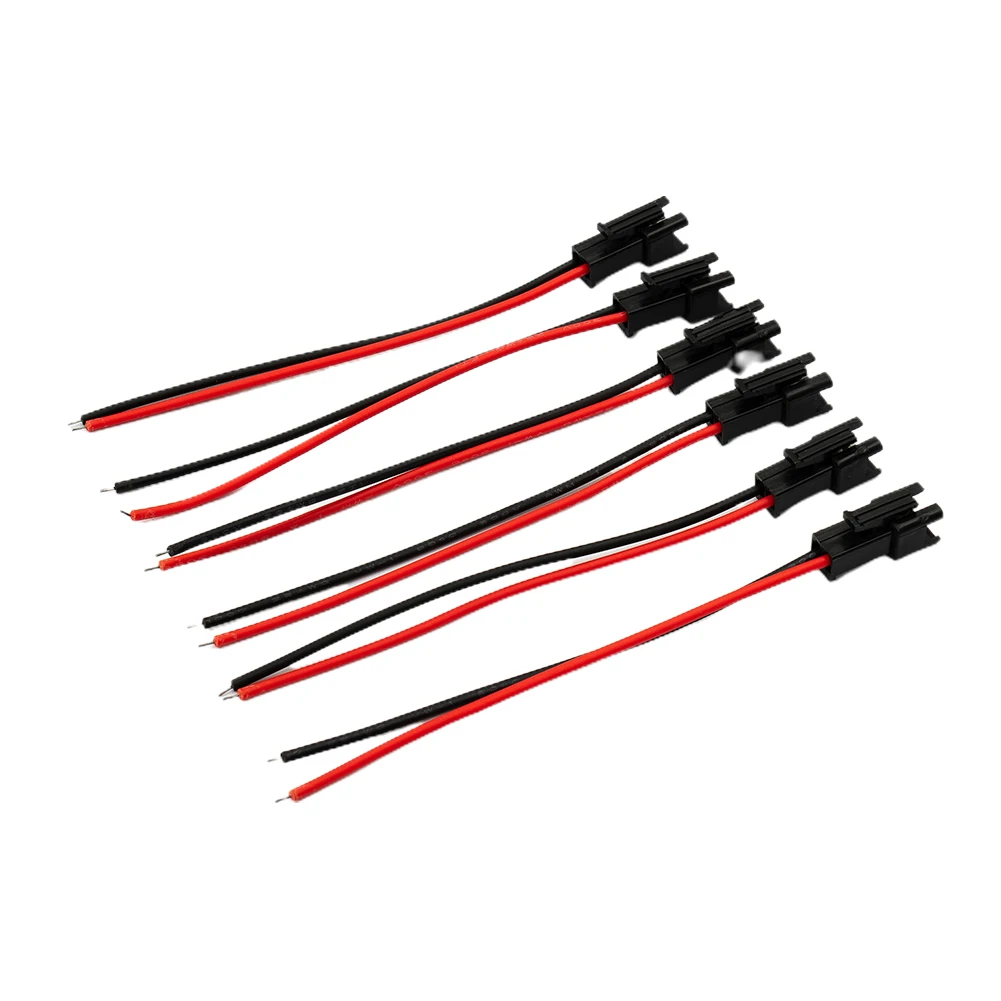 40pcs For JST SM Connector SM 2Pin Male Female Wire Connector Terminal Line Cable Pigtail For LED Strip Light Tape Lamp In Stock