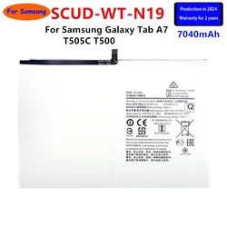 2024 years Brand New SCUD-WT-N19 7040mAh Replacement  Battery For Samsung Galaxy Tab A7 T505C T500 Tablet batteria