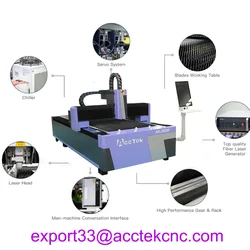 Laser Cutting Machine Mini Fiber 2kw Cheap Price for Metal 2mm 1020 Small Size Steel Sheet CNC Machines Fast Speed