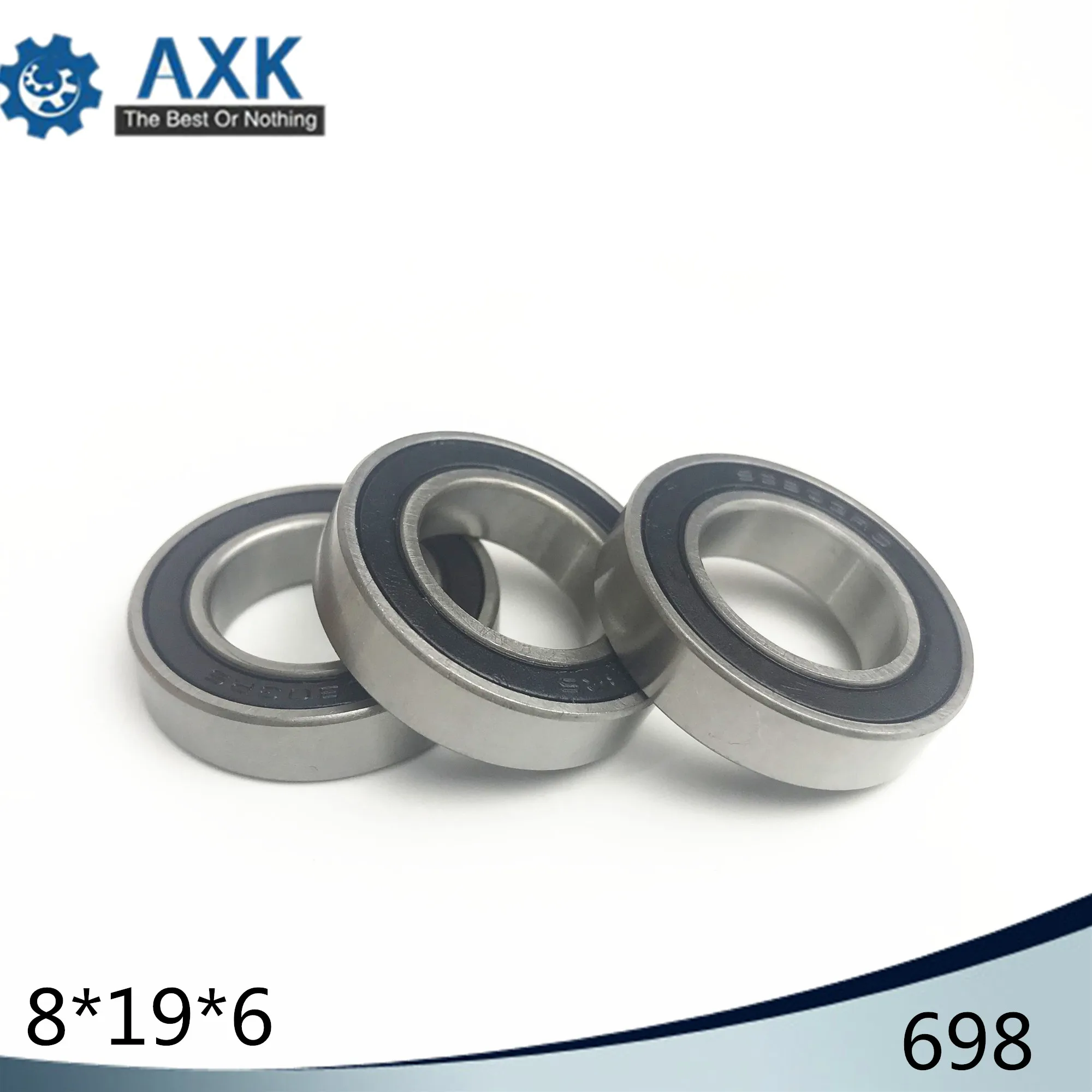 698 Hybrid Ceramic Bearing 8*19*6 mm ABEC-1 ( 1 PC) Industry Motor Spindle 698HC Hybrids Si3N4 Ball Bearings 3NC 698RS