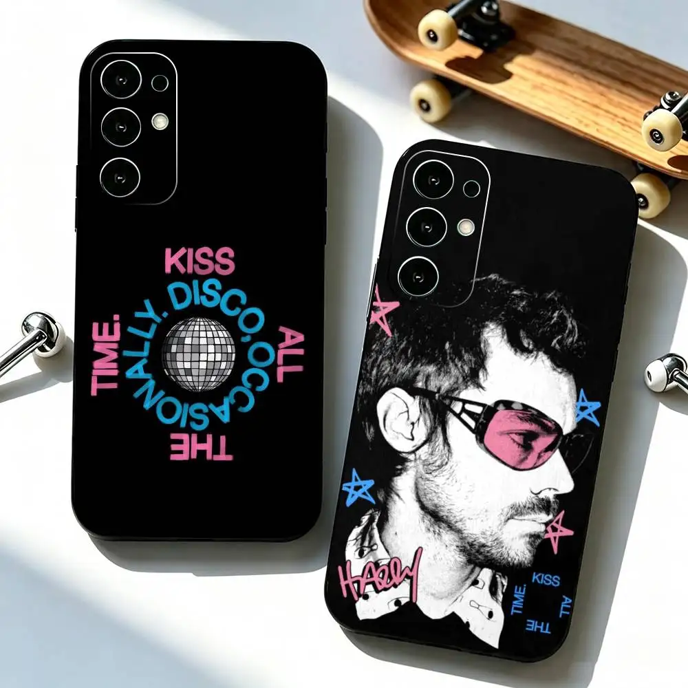 SInger H-Harry Styles  Phone Case For Samsung S25,S24,S21,S22,S23,S30,Ultra,S20,Plus,Fe,Lite,Note,10,Black Cover