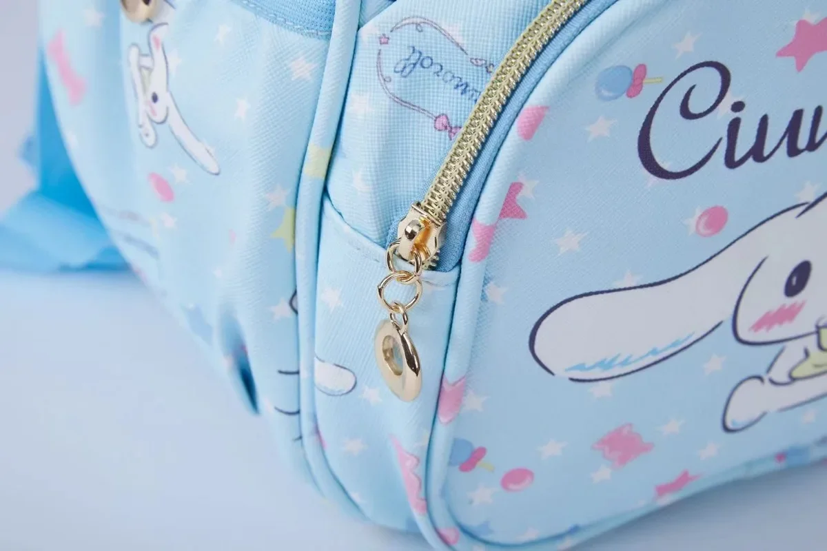 Anime Dos Desenhos Animados Olá Kitty Mochila Escolar, Kawaii Primário, Bonito, Pequenos Pacotes Impermeáveis, Saco Adequado para 5-12 Anos de Idade