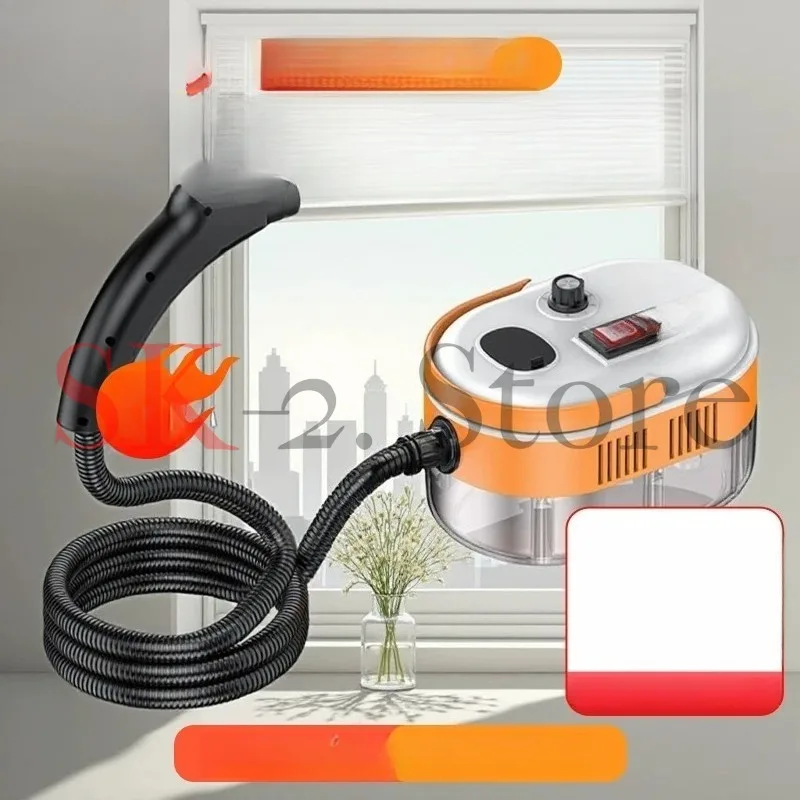 1500W Handheld Remote ABS Base Steam Cleaning Machine 900ml Capacity With Accessories For Kitchen Sofa Car Pet Area Deep Clean