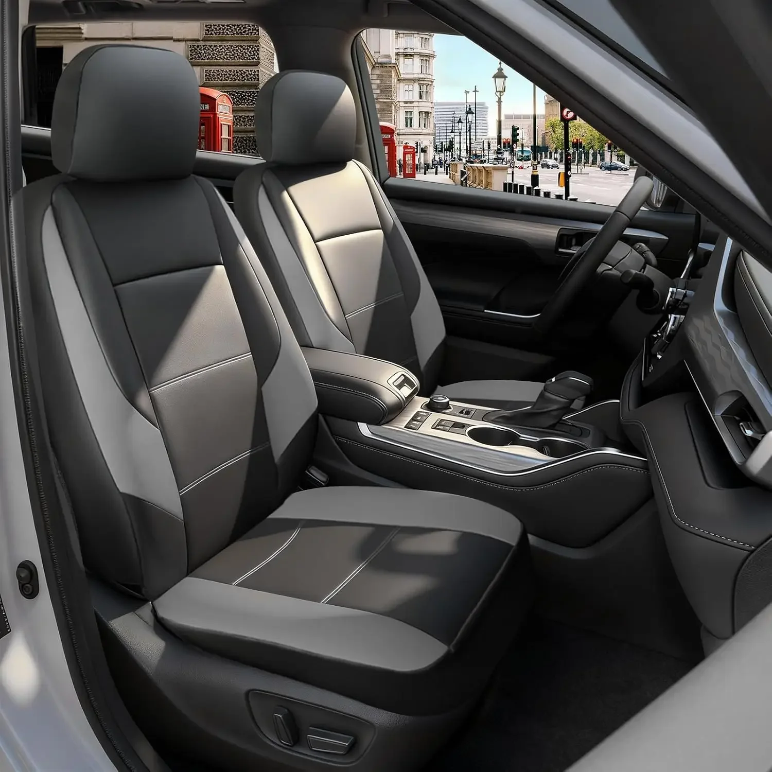 Full Set Seat Covers for Toyota RAV4, Corolla (2013-2026, Not Hybrid), Camry, Prius (2010-2026),Corolla Cross, 60/40 Split
