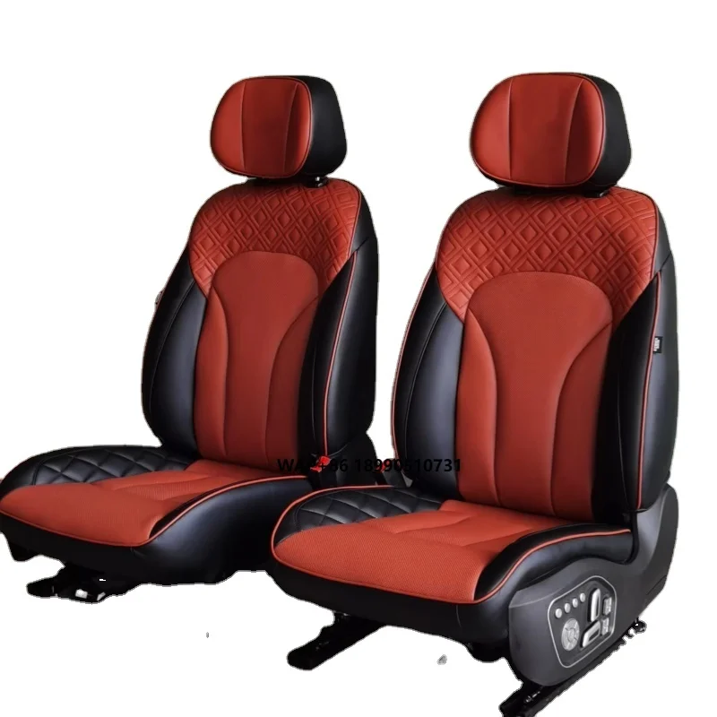 

Auto Interior Accessories Luxury Front leather Driver & Passenger seats Car Chair Electric Motor Adjustable Power Seats
