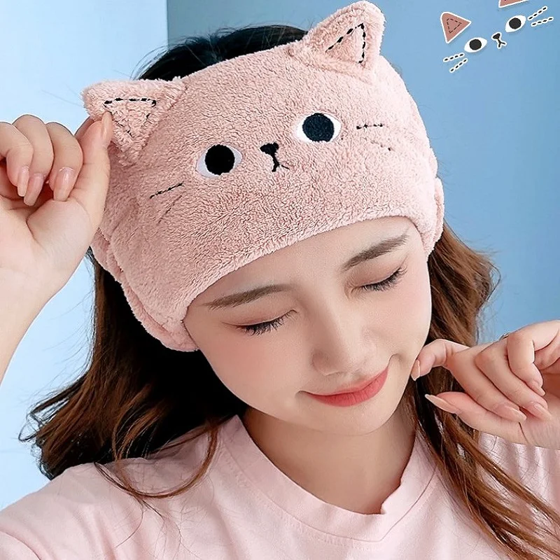 Bandeau artificiel astique pour le Lavage du Visage pour Femme et Fille, Turban en Coton Doux, Accessoires pour Cheveux