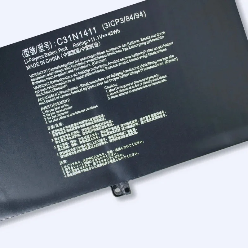C31N1411 Laptop Battery 11.4V 45Wh for ASUS Zenbook U305FA U305CA U305 U305F UX305 UX305FA UX305CA UX305F Brand-New High Quality