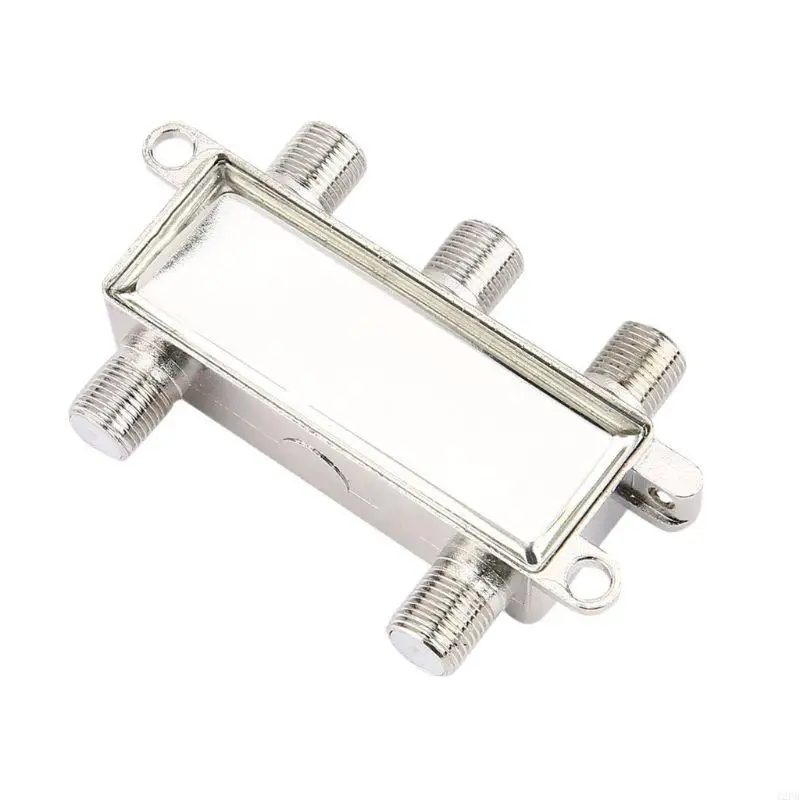Y5H 5-2400MHz 4 Way for HD Digital Coax Cable Splitter 4 Channel Satellite/Antenna T