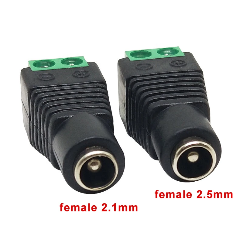 DC Power Plug Connector 2.1mm x 5.5mm 5.5*2.1mm 5.5*2.5mm 3.5*1.35mm (Screw Fastening Type) Needn\'t Welding DC Plug Adapter